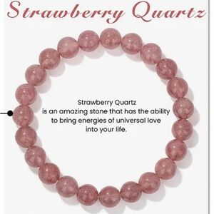 Strawberry Quartz Bracelet